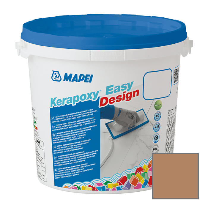 Затирка эпоксидная двухкомпонентная Mapei Kerapoxy Easy Design (Керапокси Изи Дизайн) 142 Brown (Коричневый) 3 кг