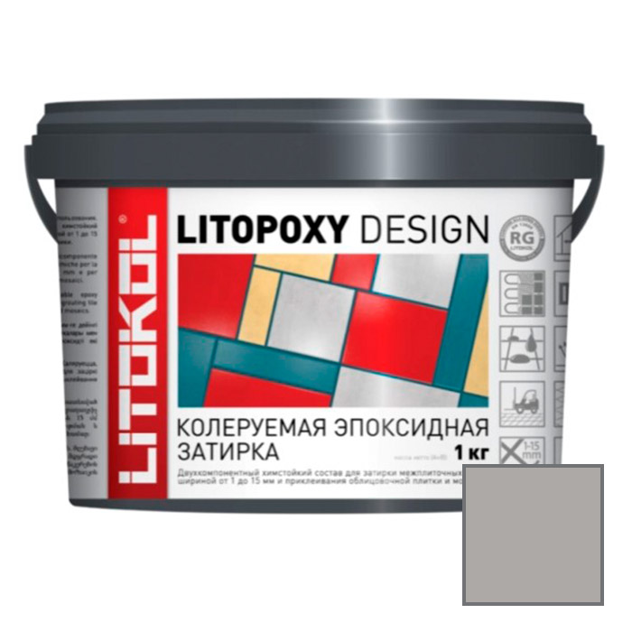 Затирка эпоксидная колеруемая Litokol Litopoxy Design LD003 1 кг