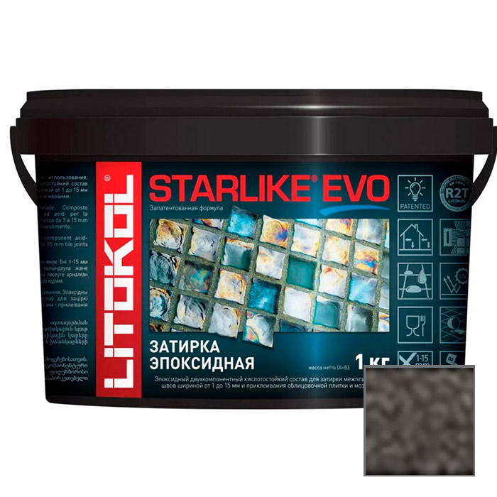Затирка эпоксидная Litokol Starlike Evo S.235 Caffe 1 кг