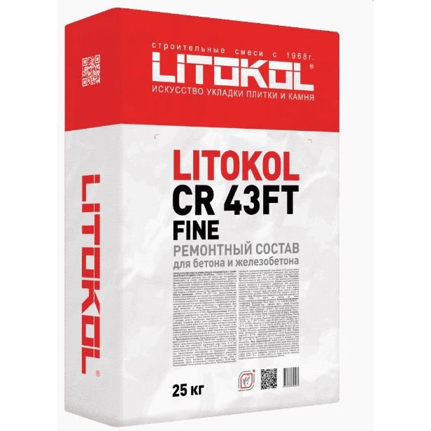Ремонтная смесь Litokol (Литокол) CR 43FT Fine 25 кг