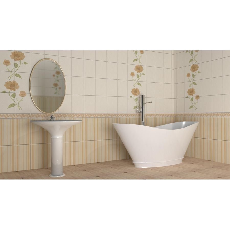 Панель ПВХ ламинированная с фотопечатью ВЕК (VEK) Камила алая вставка 2700х250х9 мм