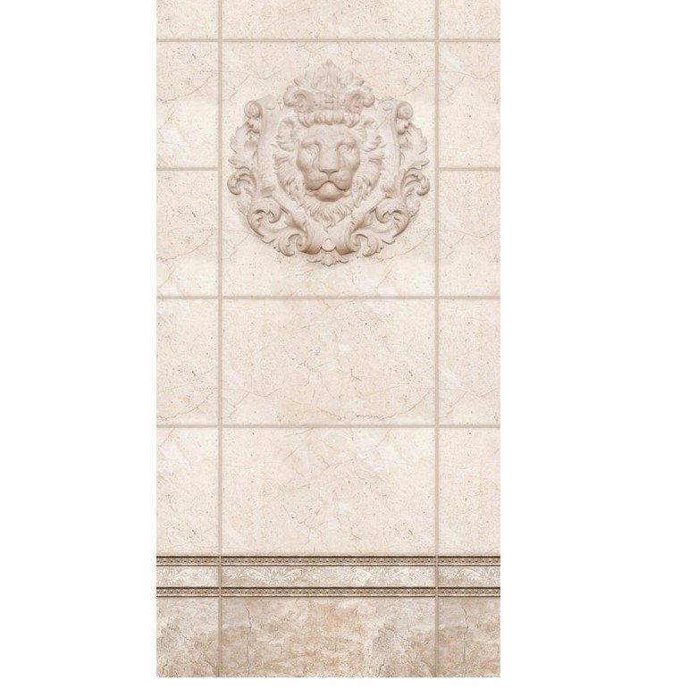 Панель ПВХ ламинированная с фотопечатью ВЕК (VEK) Старый город Лев 2700х500х9 мм