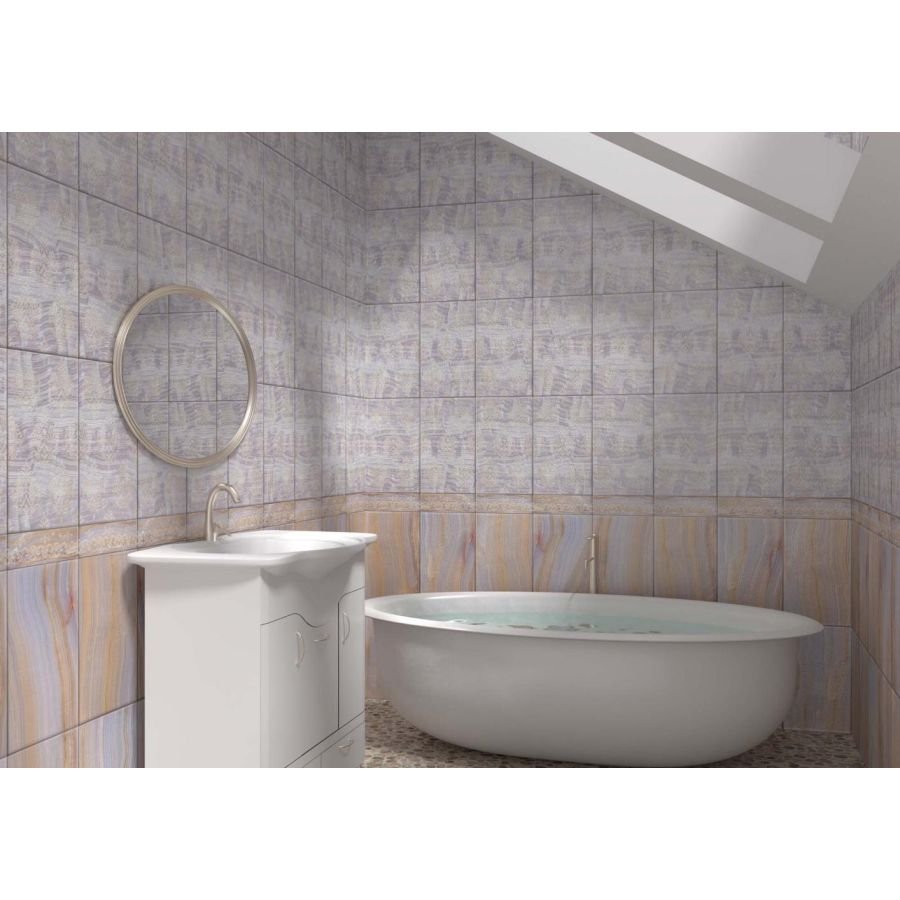 Панель ПВХ ламинированная с фотопечатью ВЕК (VEK) Барокко 2700х250х9 мм