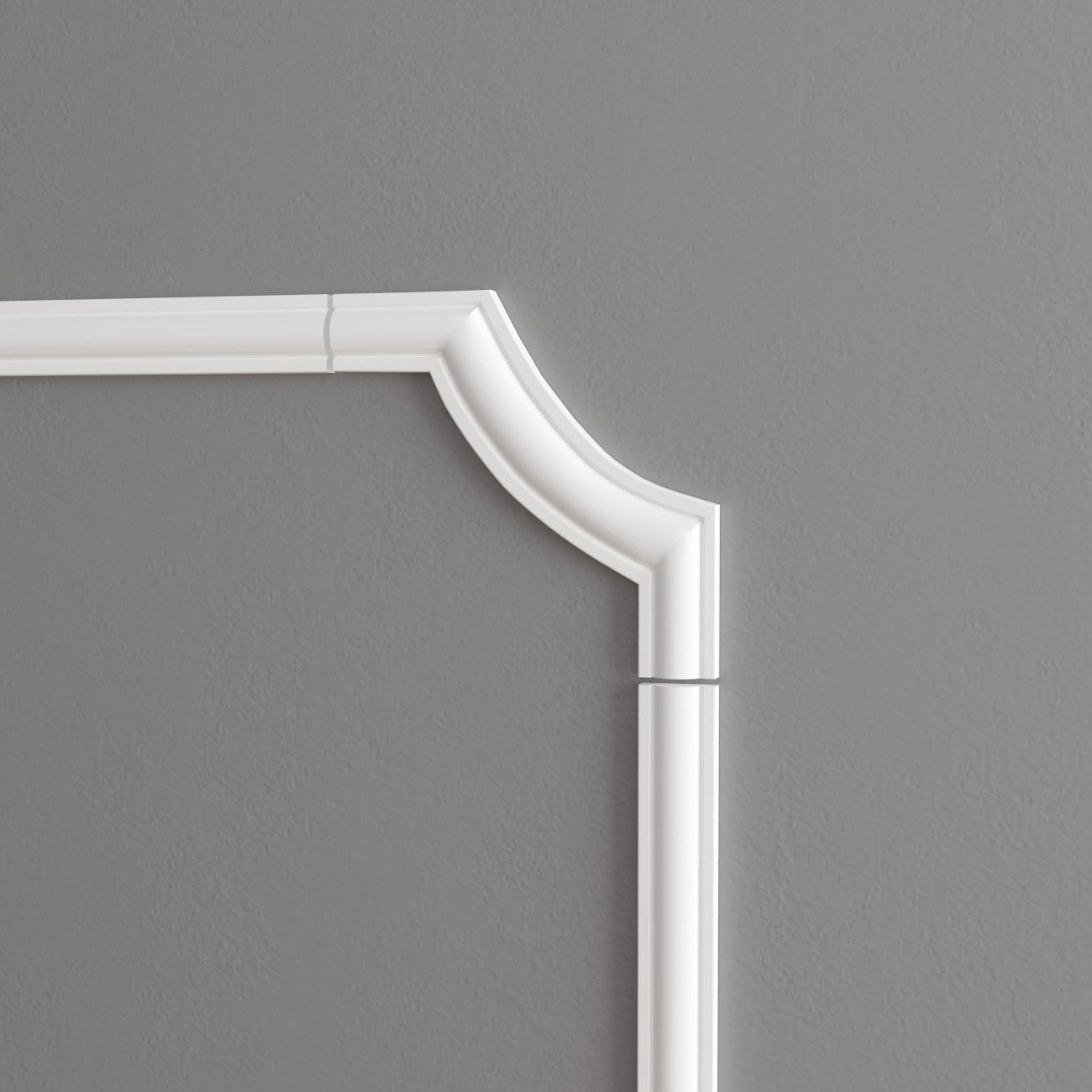 Угол декоративный Decor-Dizayn (Декор-Дизайн) 145х145х30 мм, C1-157A, 4 шт в упаковке