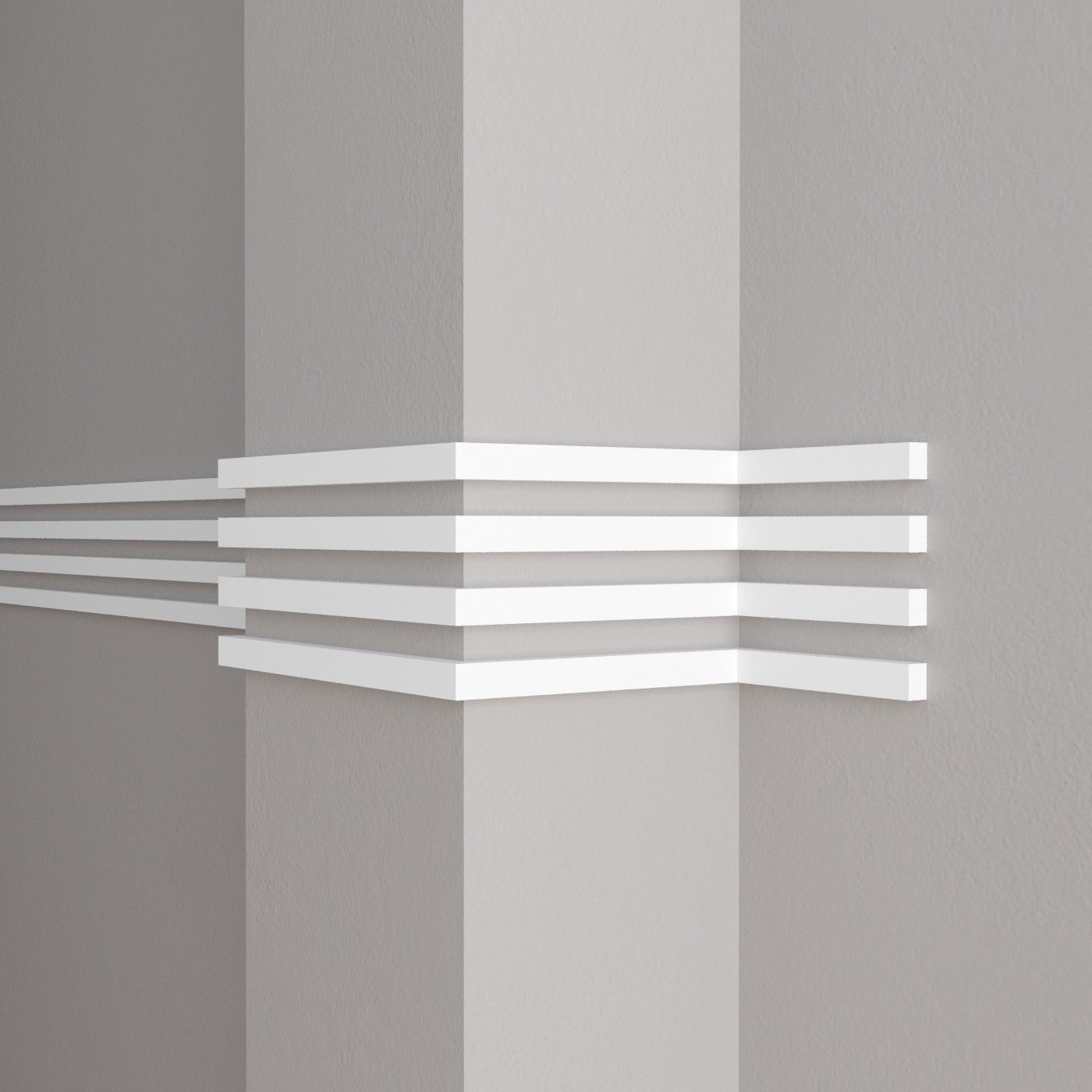 Молдинг Decor-Dizayn (Декор-Дизайн) 2000х20х10 мм (DD610)