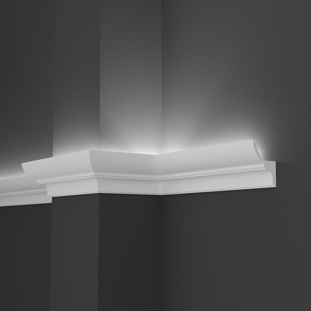 Карниз Decor-Dizayn (Декор-Дизайн) 2000х70х45 мм (DD508)