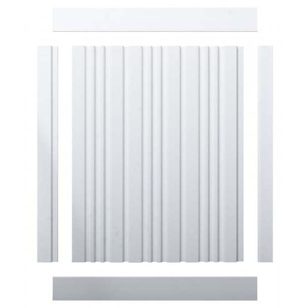 Декоративная панель HiWood (ХайВуд) 2700х120х12 мм NP Белый (LV121)