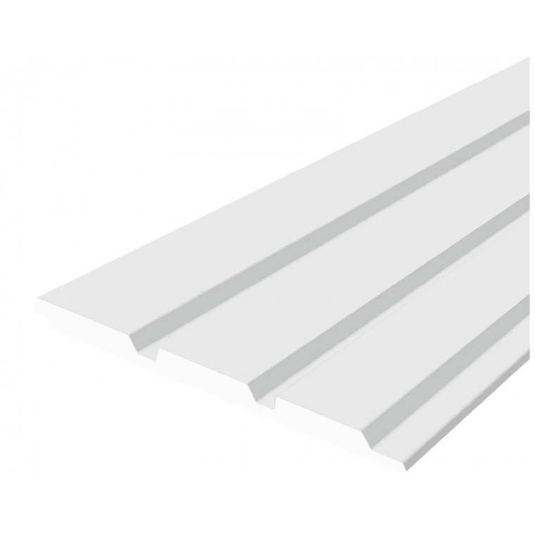 Декоративная панель HiWood (ХайВуд) 2700х120х12 мм NP Белый (LV124)