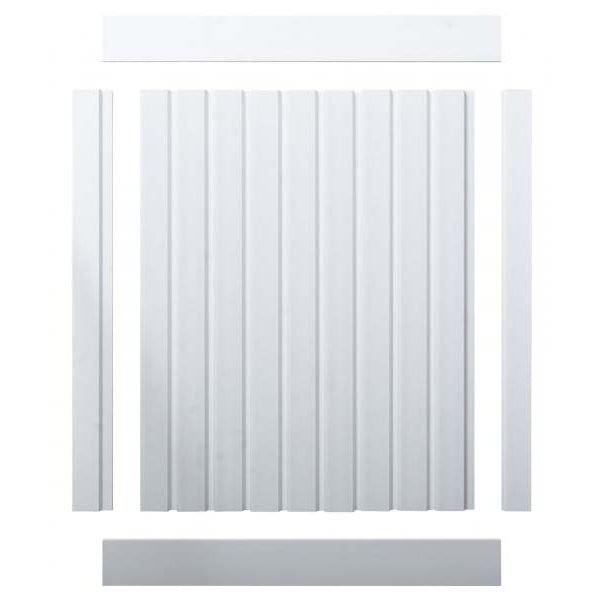 Декоративная панель HiWood (ХайВуд) 2700х120х12 мм NP Белый (LV124)