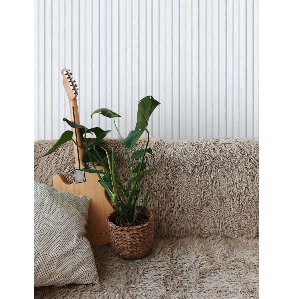 Декоративная панель HiWood (ХайВуд) 2700х120х12 мм NP Белый (LV124)