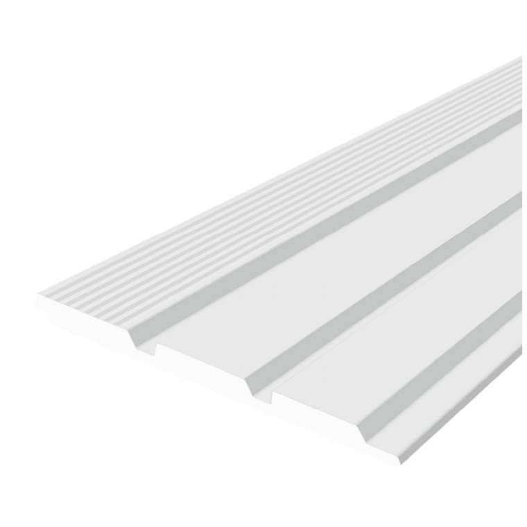 Декоративная панель HiWood (ХайВуд) 2700х120х12 мм NP Белый (LV124L)