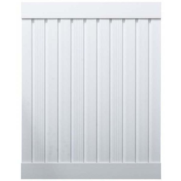 Декоративная панель HiWood (ХайВуд) 2700х120х12 мм NP Белый (LV124L)