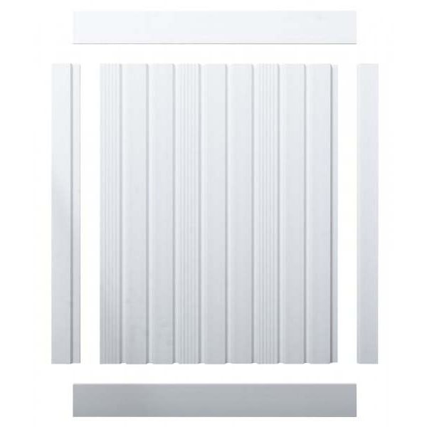 Декоративная панель HiWood (ХайВуд) 2700х120х12 мм NP Белый (LV124L)