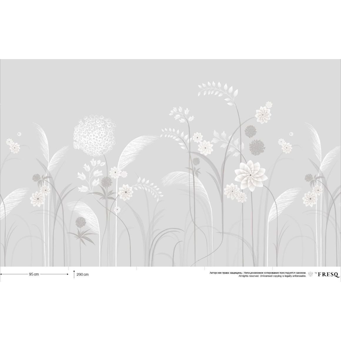 Панно Fresq Classic 2,9х9,5 м (IKEBANA) м2