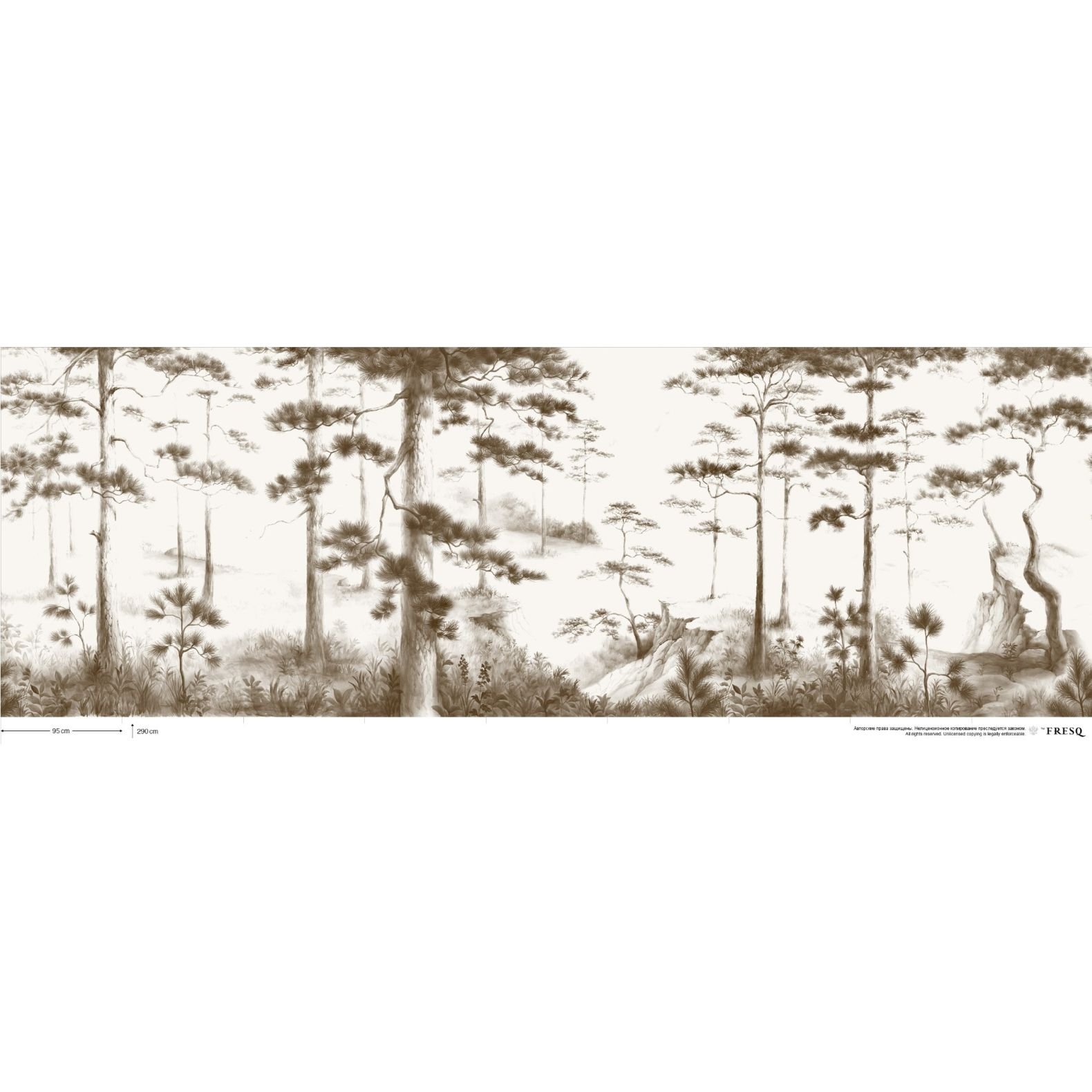 Панно Fresq Classic 2,9х9,5 м (TR.02) м2