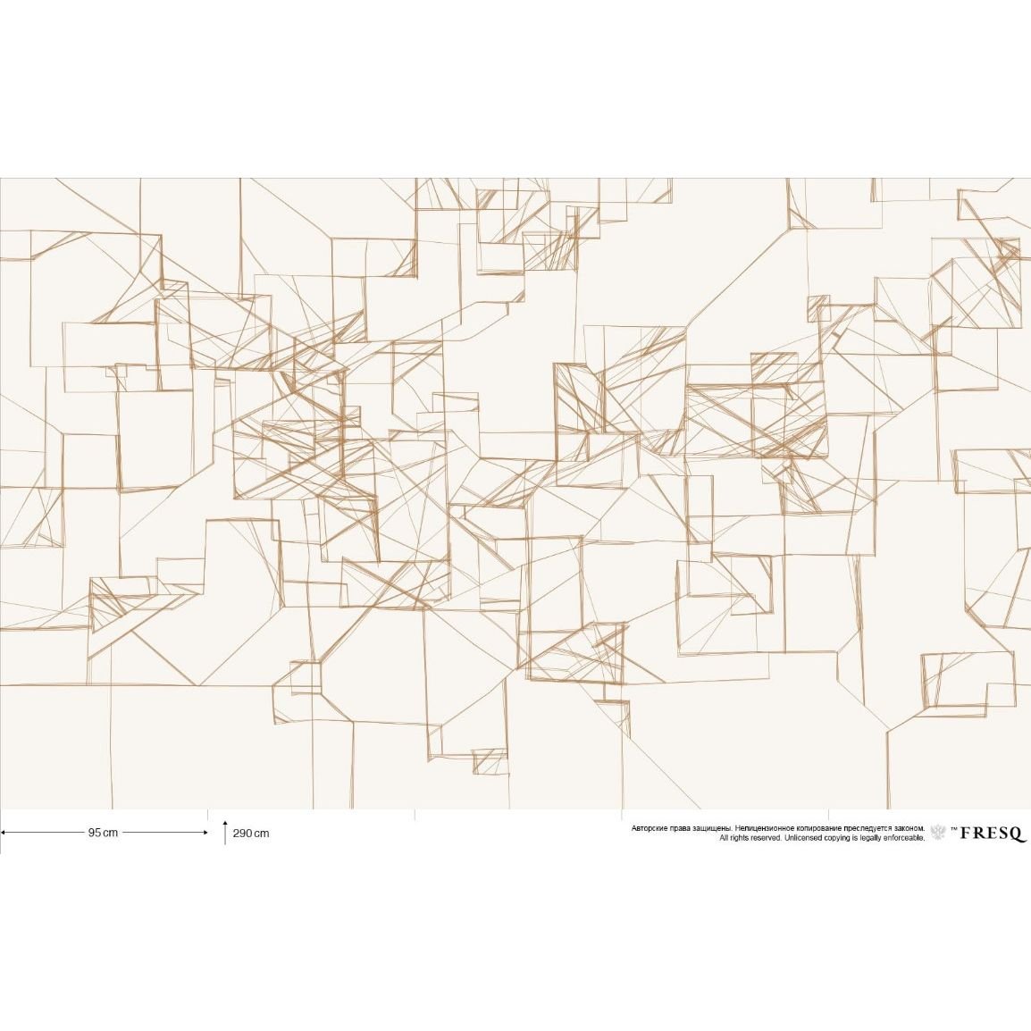 Панно Fresq Geo 2,9х9,5 м (GEO.49) м2