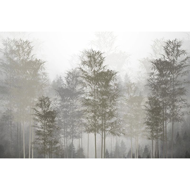 Обои виниловые на флизелине Design Studio 3D Vintage Винтажный туманный лес Натуральный холст (VG-011)