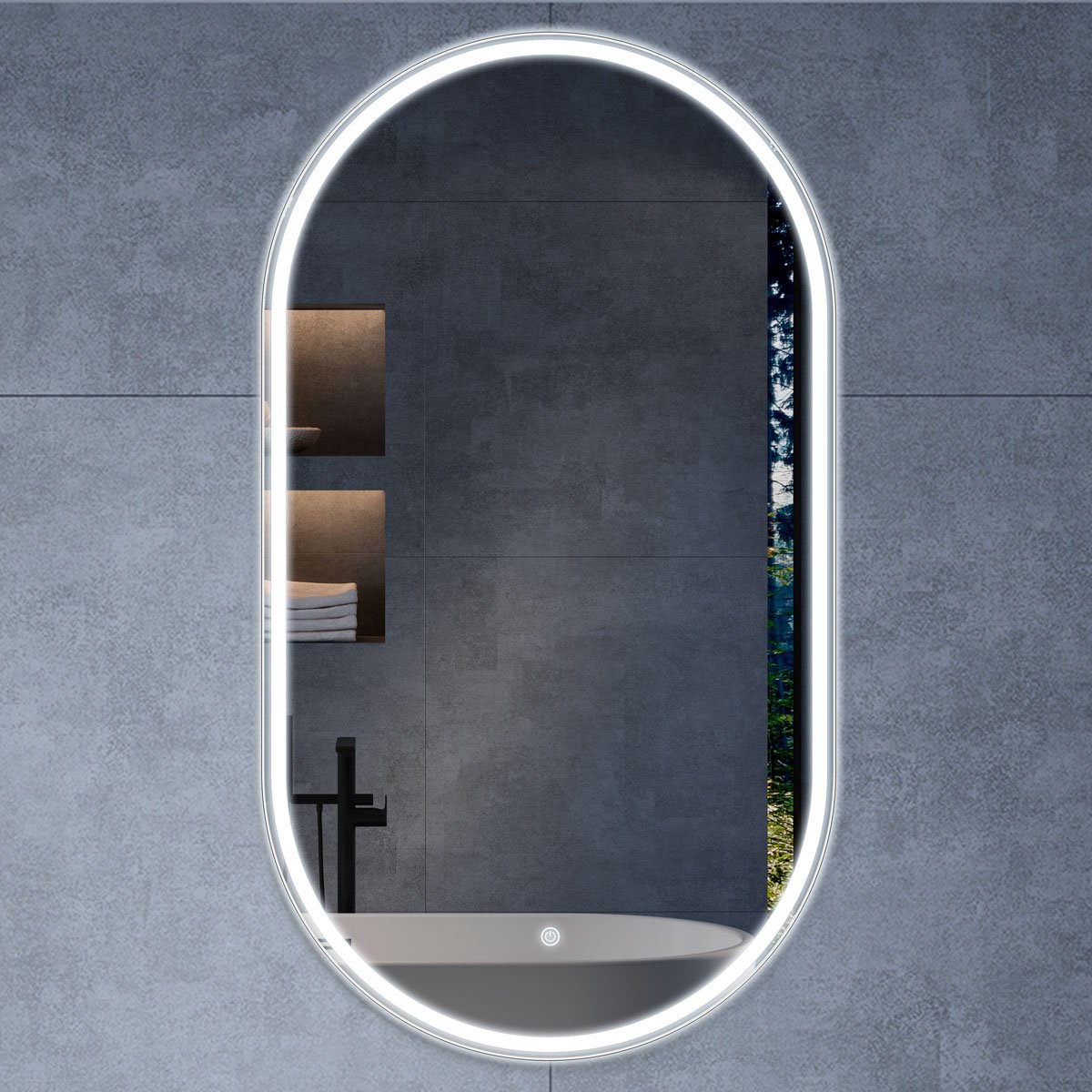 Зеркало LED Vincea (Винчея) VLM-3AU100 с сенсорным выключателем и диммером