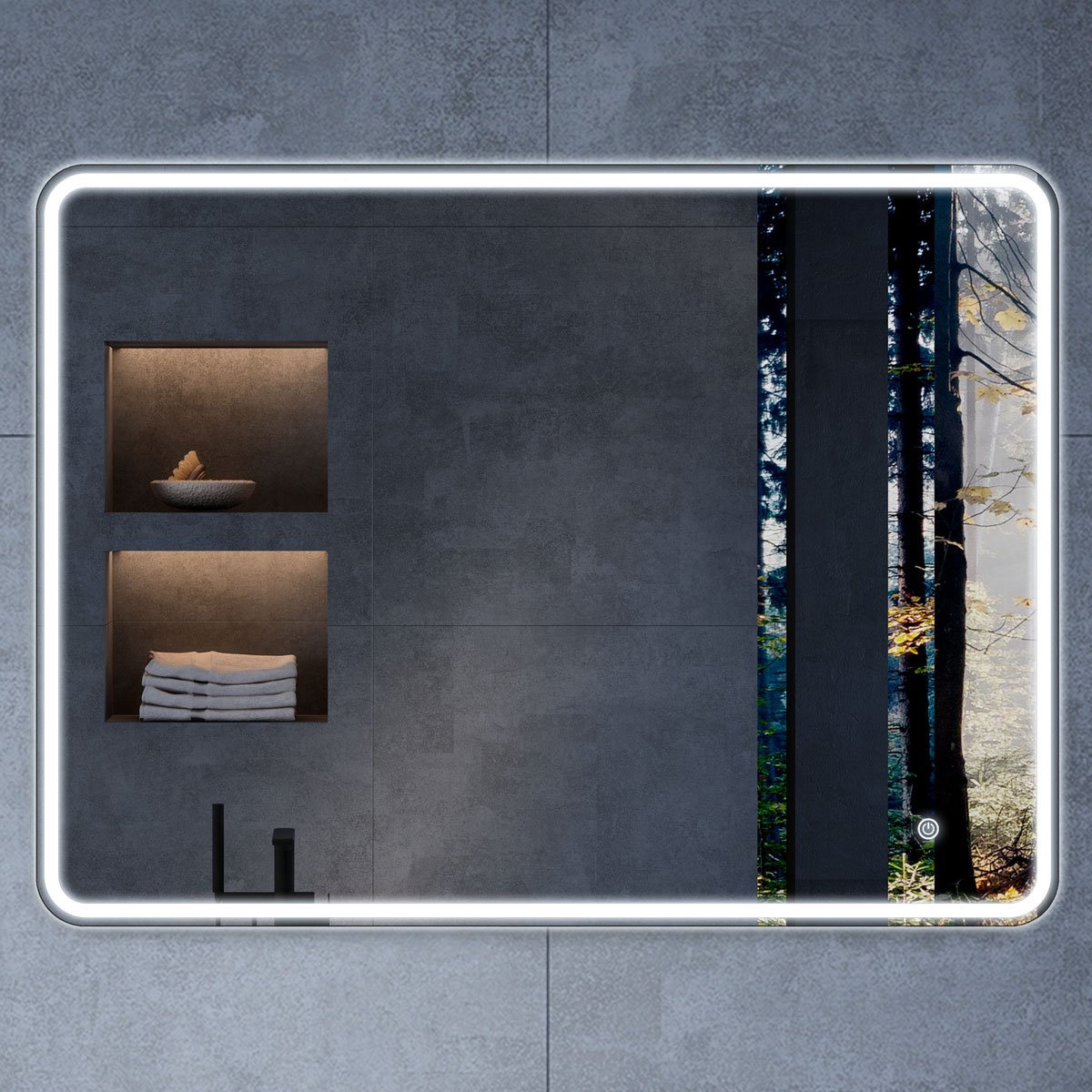 Зеркало LED Vincea (Винчея) VLM-3VC900 с сенсорным выключателем и диммером