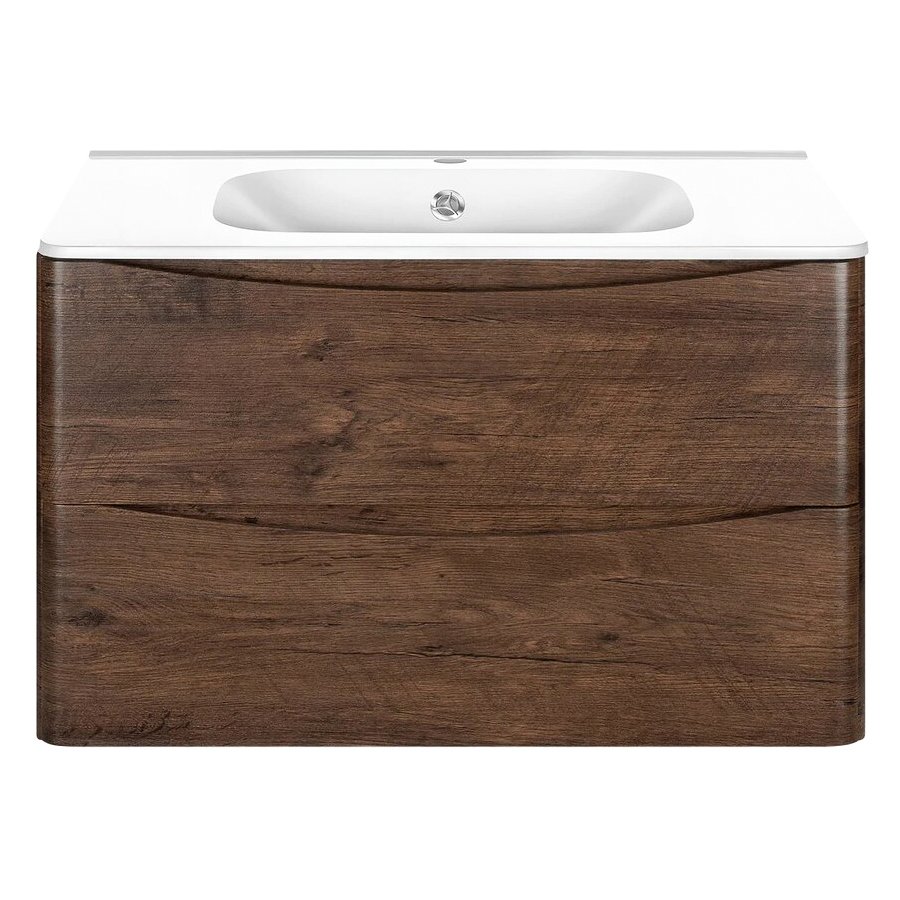 База под раковину Vincea (Винчея) Paola 800 подвесная, 2 выкатных ящика soft close, R.Wood VMC-2P800RW