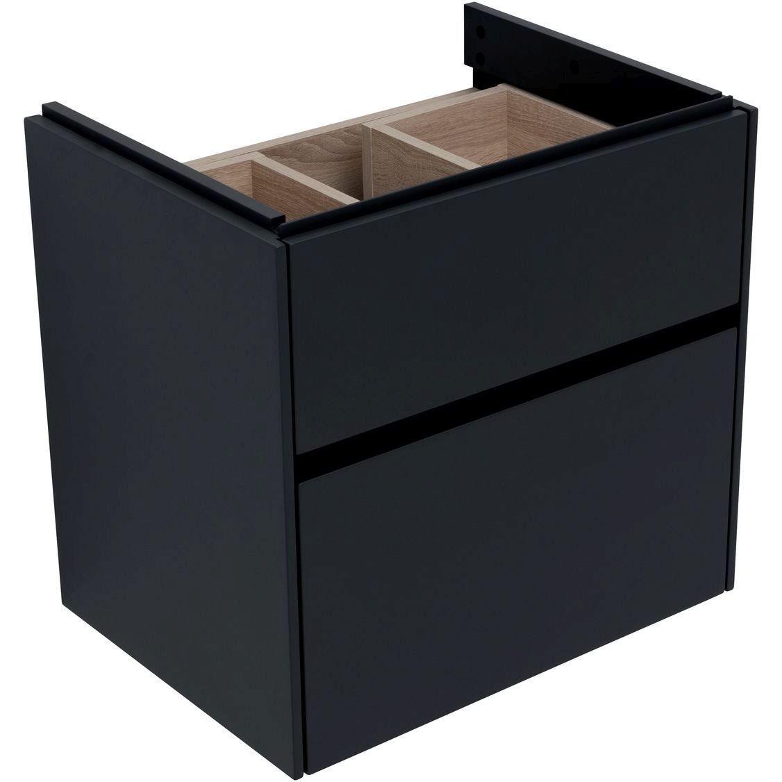 Тумба с раковиной Aquanet (Акванет) Бруклин 60 антрацит матовый 00310140