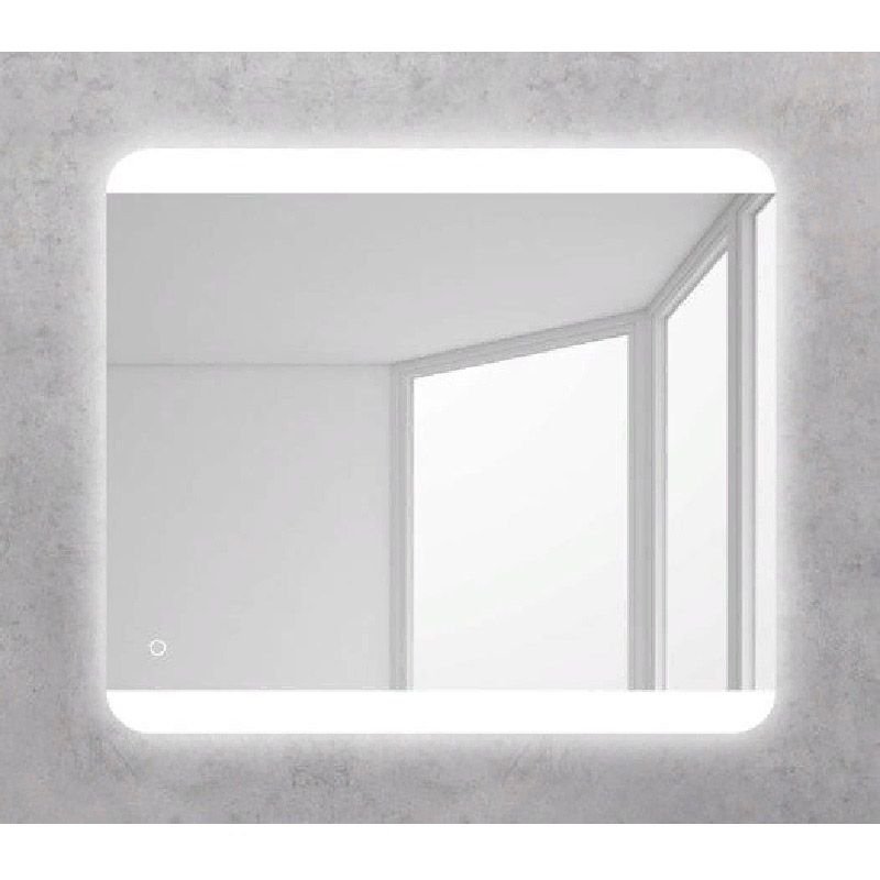 Зеркало BelBagno (Бельбагно) с встроенным светильником и кнопочным выключателем SPC-CEZ-800-700-LED-BTN 12W 220-240V 800x30x700