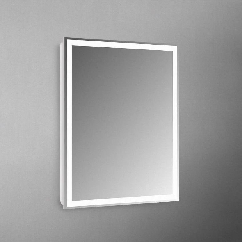 Зеркало BelBagno (Бельбагно) с встроенным светильником и кнопочным выключателем SPC-GRT-500-600-LED-BTN 12W 220-240V 500x30x600