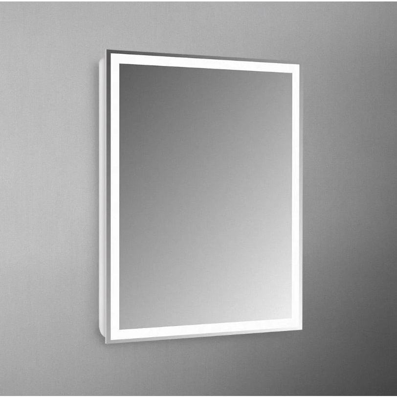 Зеркало BelBagno (Бельбагно) с встроенным светильником и кнопочным выключателем SPC-GRT-500-800-LED-BTN 12W 220-240V 500x30x800
