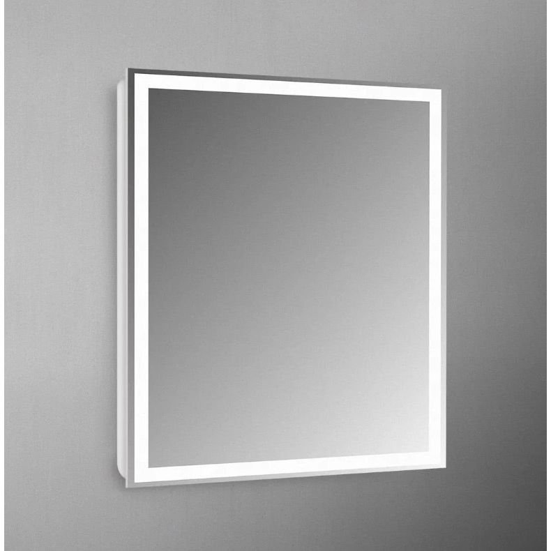 Зеркало BelBagno (Бельбагно) с встроенным светильником и кнопочным выключателем SPC-GRT-600-600-LED-BTN 12W 220-240V 600x30x600