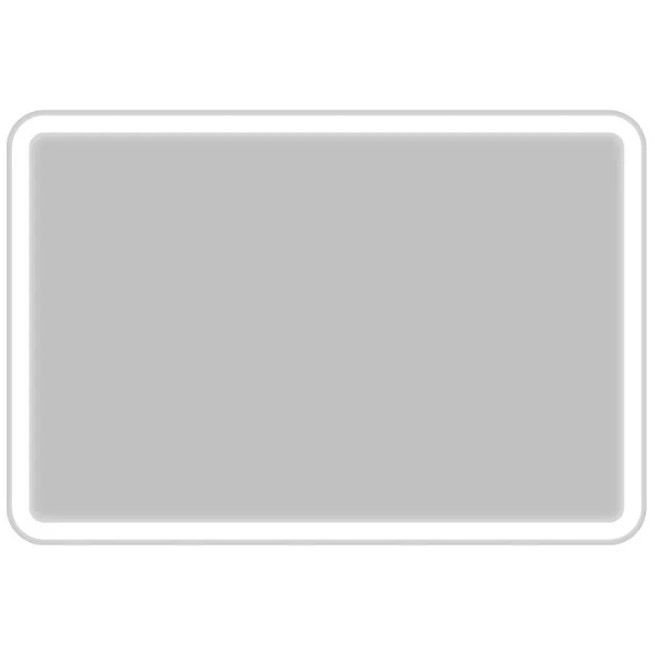 Зеркало BelBagno (Бельбагно) с встроенным светильником и кнопочным выключателем SPC-MAR-900-600-LED-BTN 12W 220-240V 900x30x600