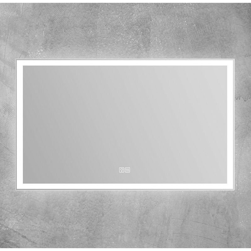 Зеркало BelBagno (Бельбагно) со встроенным светильником сенсорным выключателем и подогревом SPC-GRT-1000-600-LED-TCH-WARM 12W 220-240V 1000x30x600