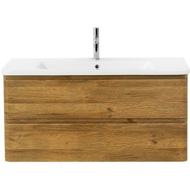 База под керамическую раковину подвесная BelBagno (Бельбагно) Albano-Cer с двумя выкатными ящиками Rovere Rustico 1020x444x500 ALBANO-CER-1050-2C-SO-RR