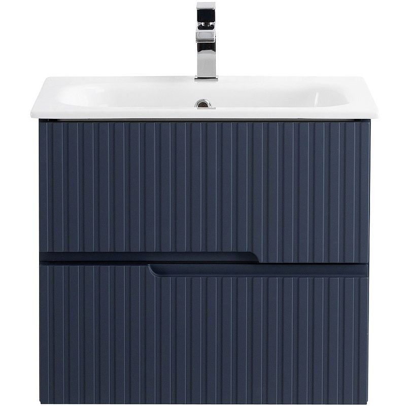 База под раковину подвесная Cezares (Цезарис) Duet с двумя выкатными ящиками Grafito 570x450x500 DUET-600-2C-SO-GR-P