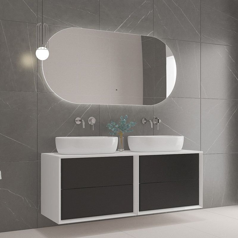 Зеркало Cezares (Цезарис) с контурной подсветкой и датчиком движения CZR-SPC-VAGUE-1400-700-MOV 12V 220-240V 1400x700x30