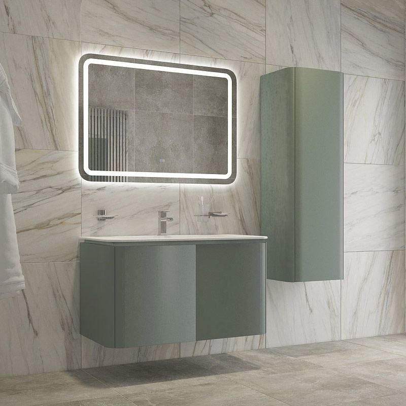 Зеркало Cezares (Цезарис) со встроенной подсветкой сенсорным выключателем и подогревом CZR-SPC-STYLUS-1100-700-TCH-WARM 12V 220-240V 1100x700x30