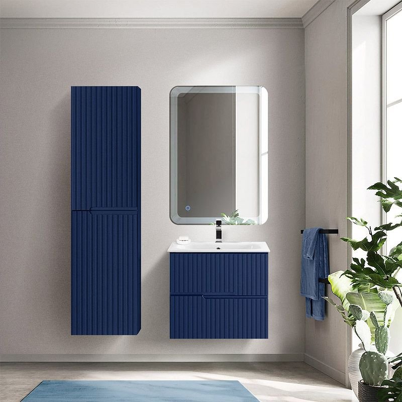 База под раковину подвесная Cezares (Цезарис) Duet с двумя выкатными ящиками Sapfiro 570x450x500 DUET-600-2C-SO-SPF-P