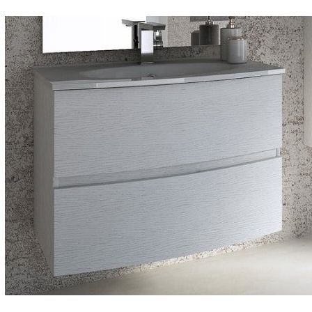 Тумба Cezares (Цезарис) Dalila под раковину с двумя выдвижными ящиками 54710 Frassinato Bianco, 74x51x55 см