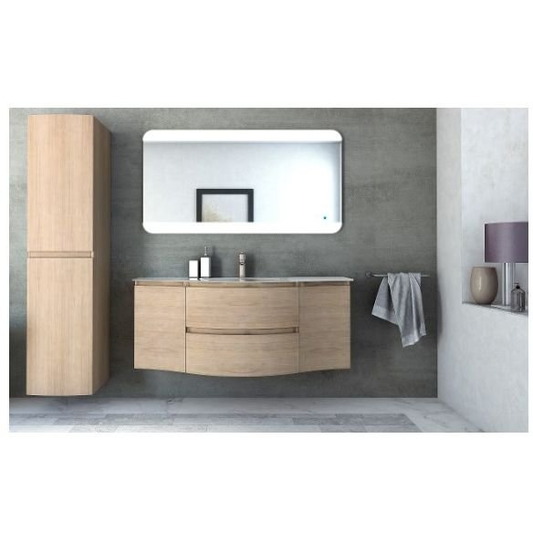 Шкафчик подвесной Cezares (Цезарис) Vague с одной распашной створкой, правый 54835 Rovere tabacco, 34x41x55 см