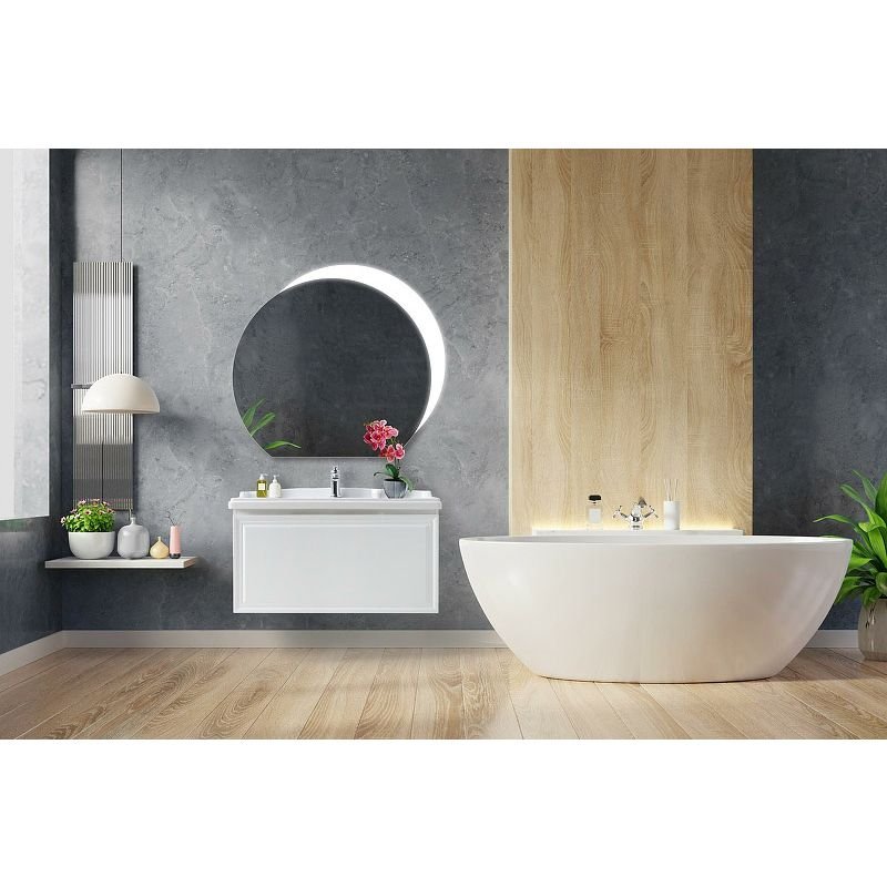 База под раковину подвесная Cezares (Цезарис) GIUBILEO с одним выкатным ящиком Bianco Lucido 1000x460x500 GIUBILEO-100-1C-SO-BL