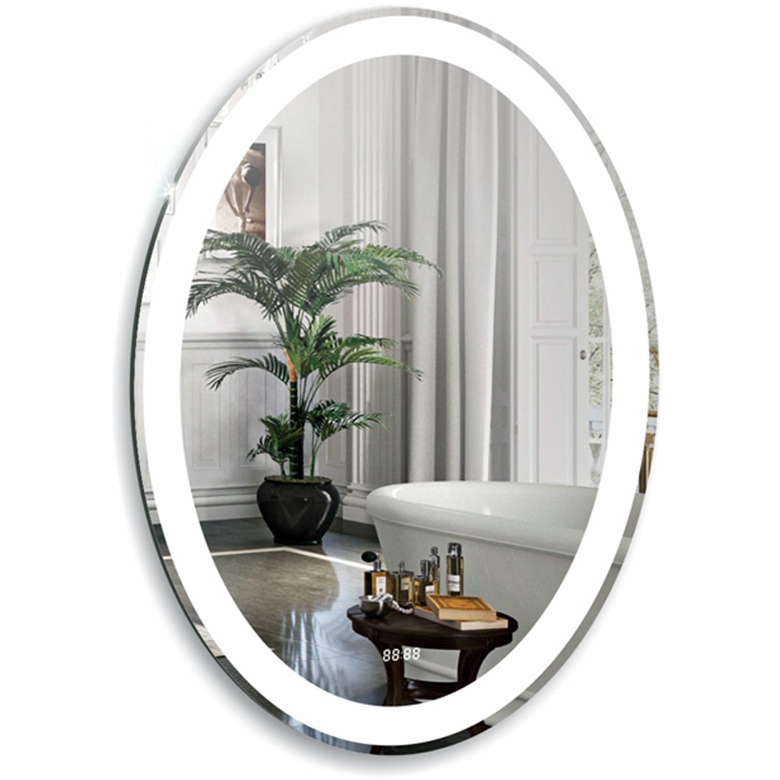 Зеркало Azario (Азарио) Италия 570х770 c сенсорным выключателем, часы ФР-00001057