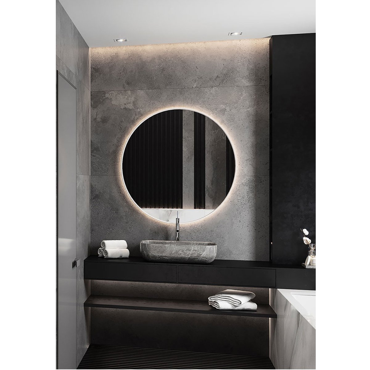 Зеркало Azario (Азарио) Плаза D770 c сенсорным выключателем ФР-00002131