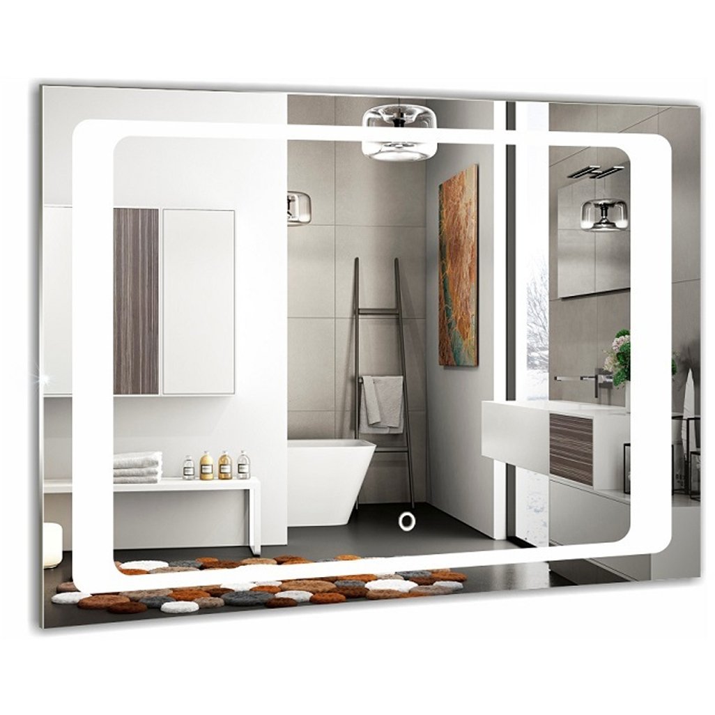 Зеркало Azario (Азарио) Фортуна 800х600 c сенсорным выключателем ФР-00000947