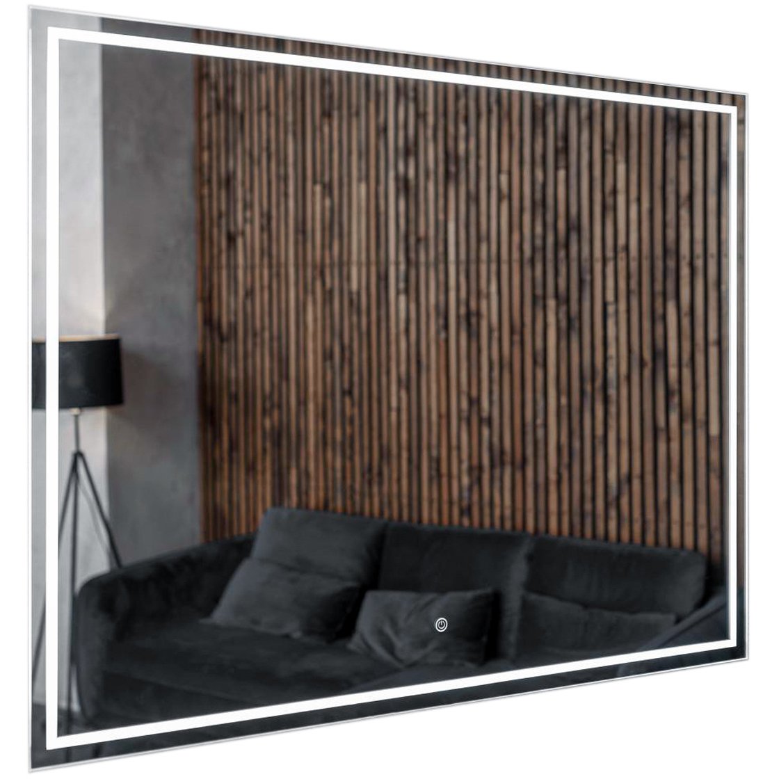 Зеркало Azario (Азарио) Classico Quadrato 800х600 влагостойкое с подсветкой CS00078950