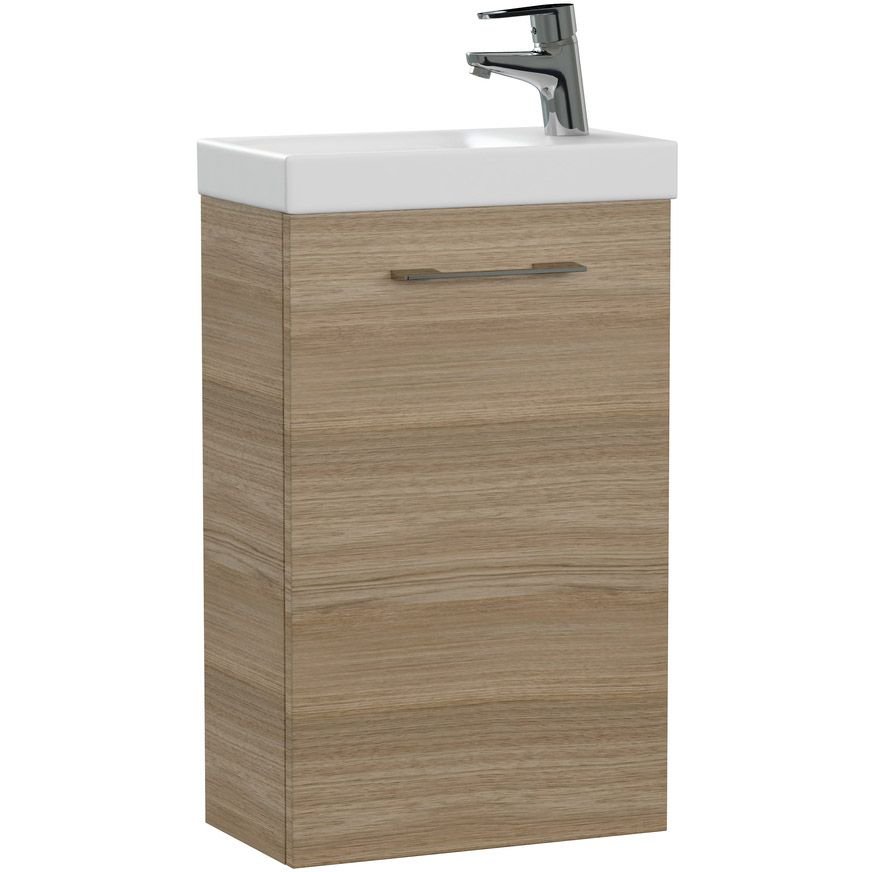 Тумба под раковину Cersanit (Церсанит) подвесная Lara 40 орех (63420)