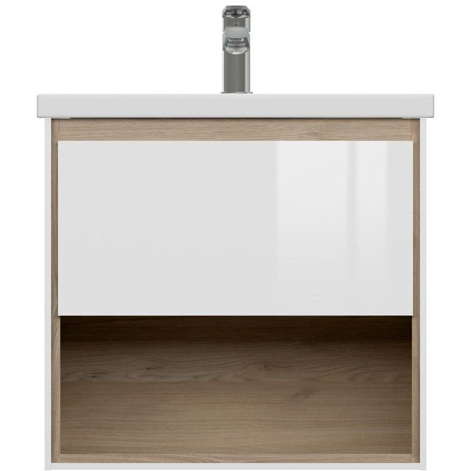 Тумба под раковину Cersanit (Церсанит) подвесная Louna 60 для Como 60 белый (64070)