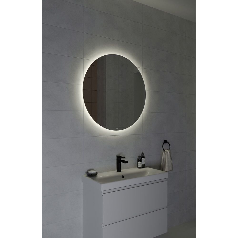 Зеркало Cersanit (Церсанит) Eclipse Smart 80x80 с подсветкой круглое (64143)