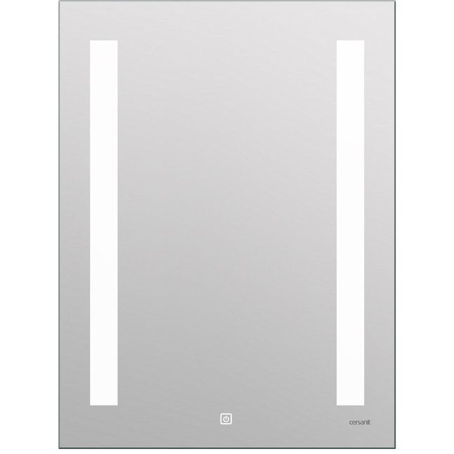 Зеркало Cersanit LED Base 020 60х80 с подсветкой прямоугольное (KN-LU-LED020*60-b-Os)