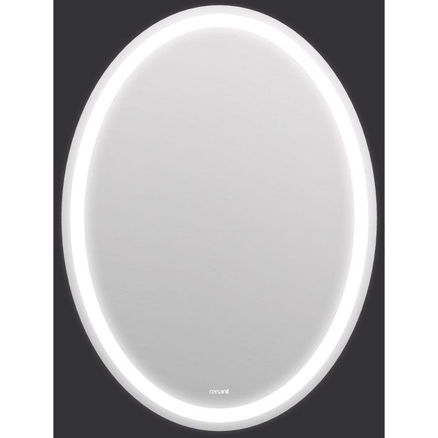 Зеркало Cersanit LED Design 040 57х77 с подсветкой овальное (KN-LU-LED040*57-d-Os)