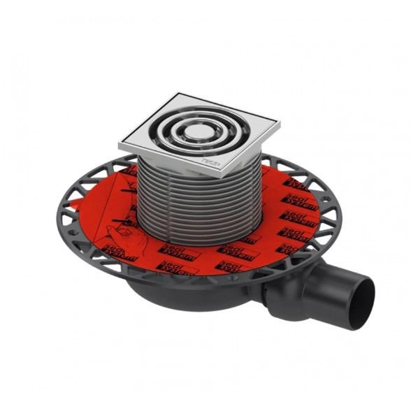 Трап TECE (ТЕСЕ) Drainpoint S, 252х280х166, нержавеющая полированная сталь (3601100)