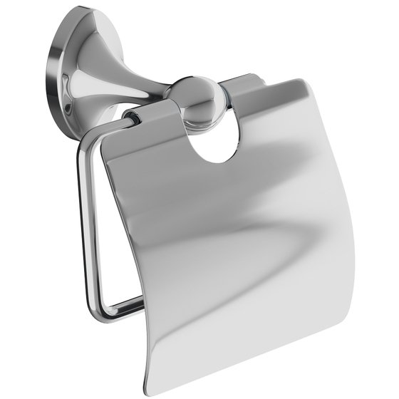 Держатель для туалетной бумаги с крышкой Iddis (Иддис) Male глянцевый хром сплав металлов MALSSC0i43